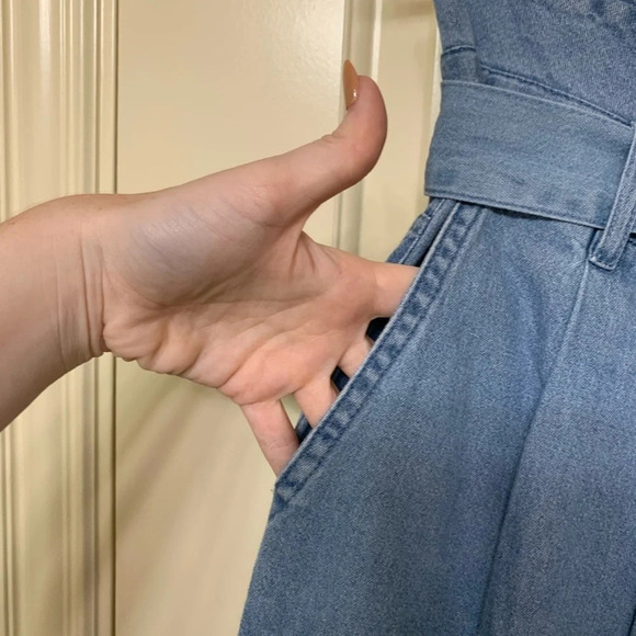 NWT Who What Wear Ankle Length Paper-Bag Trousers - Picture 2 of 8